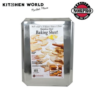 Norpro 3862 S/S Baking Sheet 30x40 cm. / แผ่นรองอบสแตนเลส