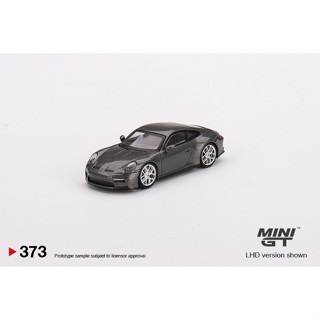 Mini GT No. 373 Porsche 911 (992) GT3 Touring Agate Grey Metallic