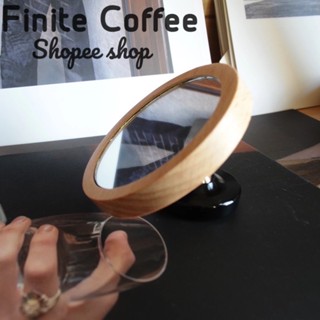 [พร้อมจัดส่งจากไทย]espresso shot mirror กระจกสำหรับสังเกตช๊อตกาเเฟ ฐานกระจกสกัดกาเเฟ อุปกรณ์กาเเฟ เครื่องมือร้านกาเเฟ