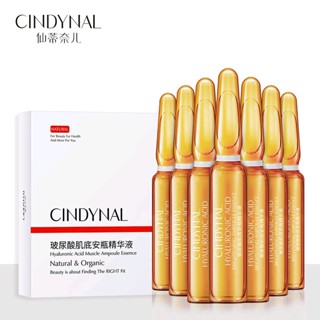 (1กล่อง7ชิ้น) Cindynal Hyaluronic Acid Muscle Ampoule Essence