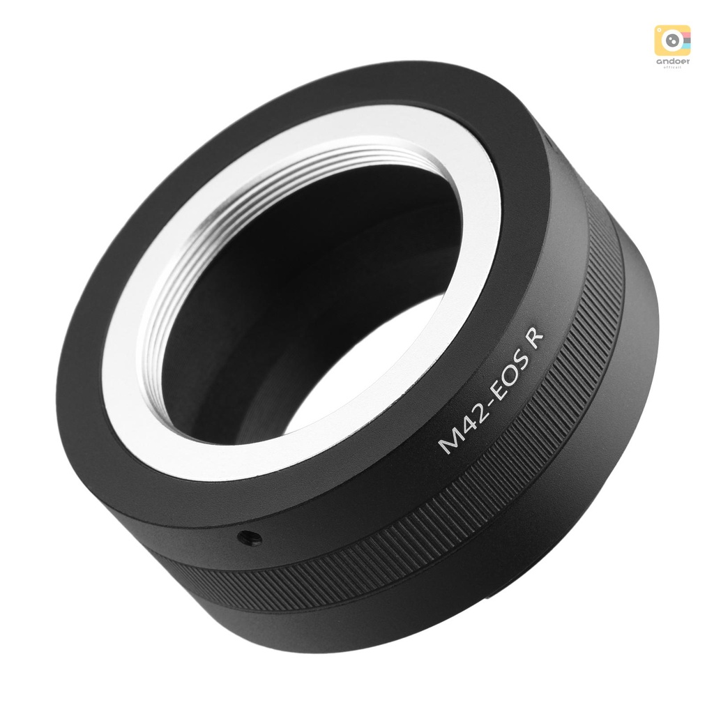 Manual Lens Mount Adapter Ring Aluminum Alloy for M42-Mount Lens to  EOS R/RP/Ra/R5/R6 RF-Mount Mirr