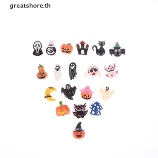 Greatshore ยางรัดผม รูปโครงกระดูกฟักทอง ผี ฮาโลวีน อุปกรณ์เสริม สําหรับตกแต่งเคสโทรศัพท์ 2 ชิ้น