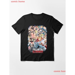 2022 Fma Essential T-Shirt เสื้อยืดพิมพ์ลาย เสื้อยืดลายการ์ตูนญี่ปุ่น คอกลม cotton ความนิยม Unisex