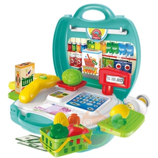 Kitchen set ชุดครัว ชุดกระเป๋าขายอาหาร Dream The Suitcase Organic Products Play Set 23 ชิ้น