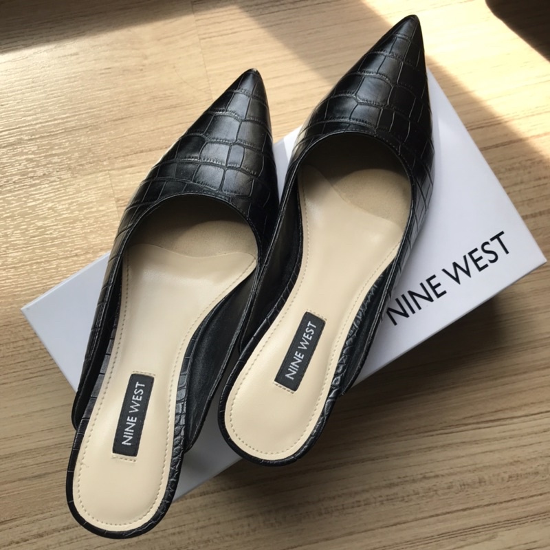 รองเท้าส้นสูงมือสองยี่ห้อ nine west เบอร์ 6