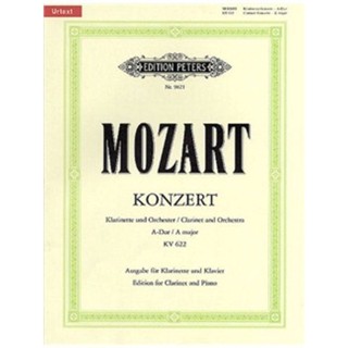 (Clarinet and Piano)Clarinet Concerto in A K622 (Edition for Clarinet and Piano)(EP9821)