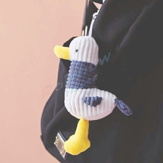 Rainbow พวงกุญแจตุ๊กตาน้องเป็ดน่ารัก ขนาดเล็กห้อยกระเป๋าเป้สะพายหลังได้ Duck Keychains