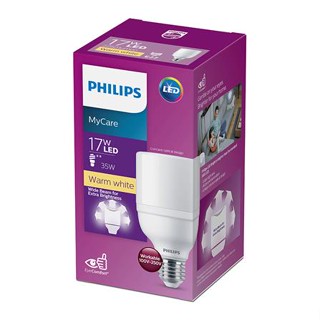 หลอด LED PHILIPS BRIGHT T70 17 วัตต์ E27 WARMWHITE