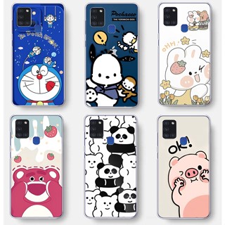 เคสโทรศัพท์มือถือ ซิลิโคนนิ่ม TPU สําหรับ Samsung Galaxy A20E A21 a21s