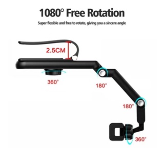 L-013ที่วางมือถือในรถยนต์_ที่บังแดดอัพเกรดที่วางโทรศัพท์ในรถยนต์_1080°_ขาตั้งโทรศัพท์_แบบหมุนได้_สําหรับกระจกมองหลังรถยน