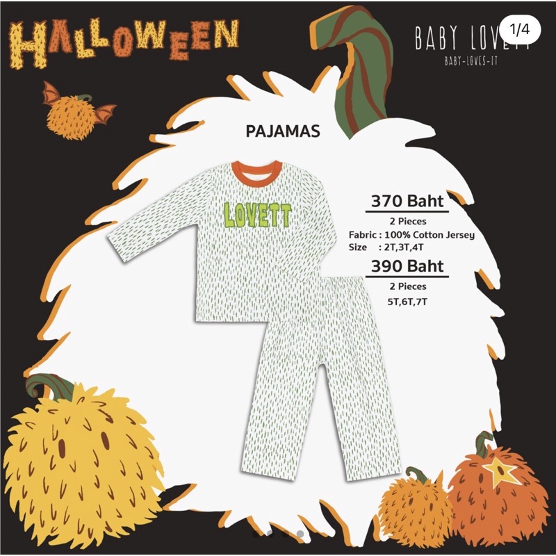 Babylovett Halloween ไซส์ 2T New ❤️