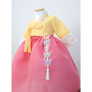 [Hanbok อุปกรณ์เสริม] เนื้อบางเบา พร้อมผีเสื้อหลายตัว สําหรับตกแต่ง Norigae