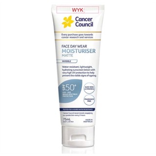 Cancer Council Face Day Wear Moisturiser Matte SPF 50++ ครีมกันแดดออสเตรเลีย