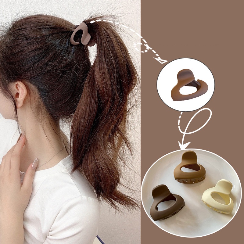 กิ๊บติดผมหางม้า ขนาดเล็ก กันลื่น สีพื้น แฟชั่นแฟรี่ สไตล์เกาหลี สําหรับผู้หญิง