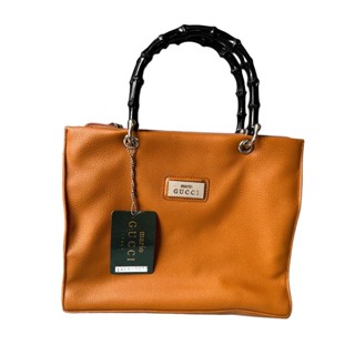 กระเป๋าหนังแท้ มือหนึ่งป้ายห้อย Mario gucci จากญี่ปุ่น