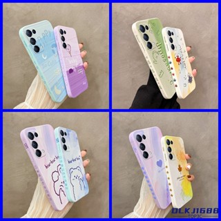 เคส OPPO Reno5 Case OPPO Reno 5 5G เคสโทรศัพท์มือถือ tpu ขอบตรง แฟชั่น สําหรับ