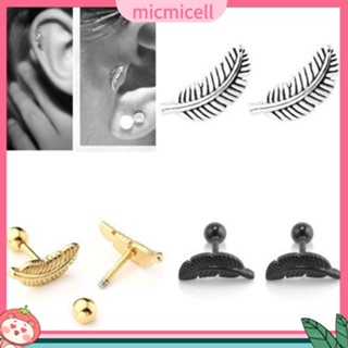 (micmicell) เครื่องประดับต่างหูเจาะร่างกาย mic_1 คู่