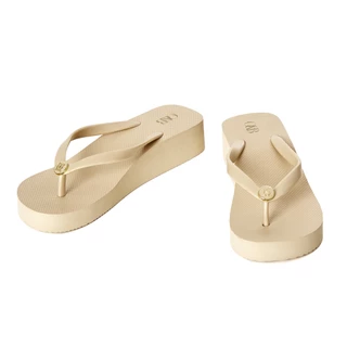 O&B รองเท้าแตะ รุ่น HIGH MALIBU IN ALMOND MILK-11227CR08569F_C2BEXX