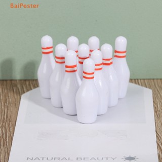 [BaiPester] 1:12 Dollhouse Miniature Mini Bowling Set Model Outdoor Toy Accessories