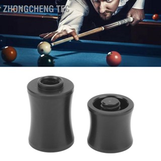 Zhongcheng Tec Billiard Cue Joint Protectors POM Black Caps Accessories Fit for Predator