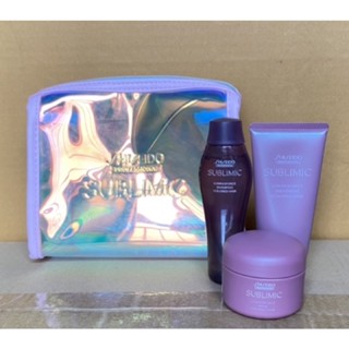 SHISEIDO SUBLIMIC LUMINOFORCE (ชุดมินิเชตสำหรับผมทำสีบำรุงสีผมเด่นชัด เงางาม ไม่เฟสเร็ว)