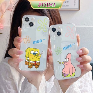 เคสโทรศัพท์มือถือ ซิลิโคนนิ่ม TPU ใส กันกระแทก ลาย JODO สําหรับ iPhone 14 13 12 11 Promax 6 6S 7 8 Plus X XR XSMax SE