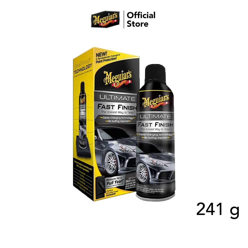 Meguiar's G18309 Ultimate Fast Finish อัลทิเมท ฟาสท์ฟินิช โค้ทติ้ง น้ำยาเคลือบผิวสีรถ แทนการเคลือบแว็กซ์ ขนาด 241 กรัม