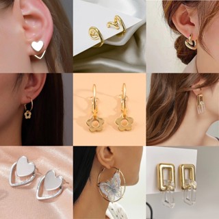 ต่างหูมินิมอล ต่างหูเกาหลี พร้อมส่ง