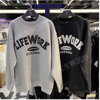 Lifework เสื้อกันหนาว คอกลม แขนยาว สไตล์เดียวกัน สําหรับผู้ชาย ผู้หญิง