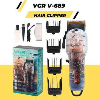 ปัตตาเลี่ยนตัดผมไร้สาย VGR V-689 Hair Clipper มีจอ LED (มาใหม่ล่าสุด)!!!