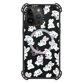 CASETiFY Bunnies by foxy illustrations 14 Pro Max  Bounce Case  Color: Triple Black [Pre-order]