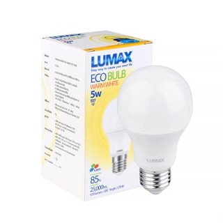 หลอด LED LUMAX ECO BULB 5 วัตต์ WARMWHITE E27