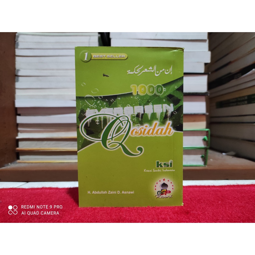 หนังสือ Qasidah 1000 โชลวาท EVERGREEN Qosidah รวมที่สุดของ Shalwat