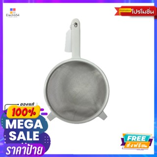 กระชอนสเตนเลสด้ามขาว21ซม 304#488-21SS STRAINER WITH WHITE HANDLE 21CM