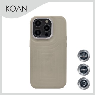เคสมือถือ DECODED Leather Backcover MSafe for iP 14 Pro / 14 Pro Max- Clay