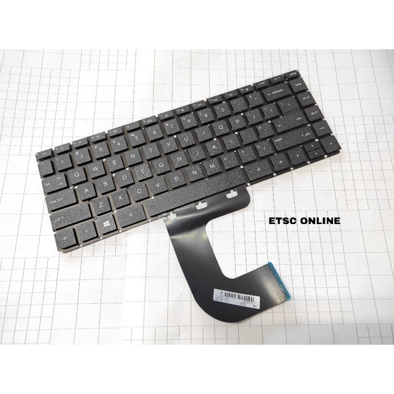 คีย์บอร์ด HP 14-AF 14-AQ 14-DF 14-AM TPN-I199 TPN-I124 แป้นพิมพ์แล็ปท็อป