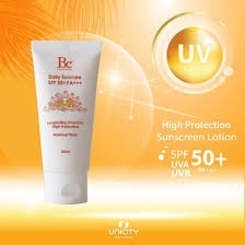 New BE Daily Suncare Unicity 50 SPF 50 มล