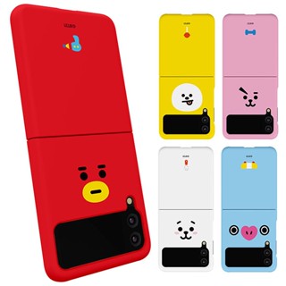 เคสแข็ง แบบบาง ลาย BTS BT21 สําหรับ Galaxt Z Flip4 made in Korea