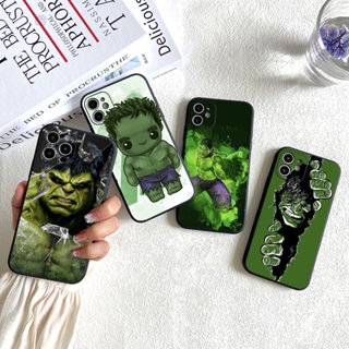 เคสโทรศัพท์มือถือ TPU แบบนิ่ม ป้องกันเลนส์กล้อง กันกระแทก ลาย Marvel Hulk Avengers สําหรับ Apple iphone 14 Plus 13 12 11 Pro Max