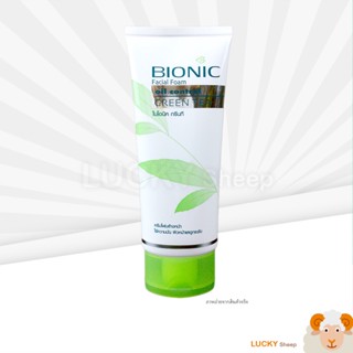 Bionic Oil Control GreenTea ไบโอนิค โฟมล้างหน้าควบคุมความมัน แก้ปัญหาสิว สูตรใบชาเขียว ใบบัวบก โบตั๋น (80 กรัม)