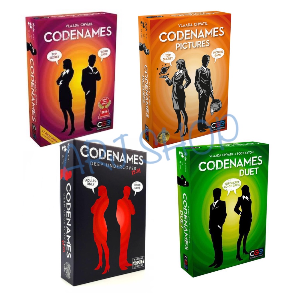 Codenames Board game คู่มือไทย (เกรดอย่างดี) - บอร์ดเกม โค้ดเนม codename Picture / Undercover / Duet