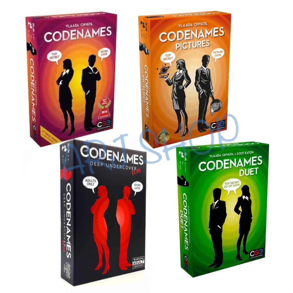 Codenames Board game คู่มือไทย (เกรดอย่างดี) - บอร์ดเกม โค้ดเนม codename Picture / Undercover / Duet
