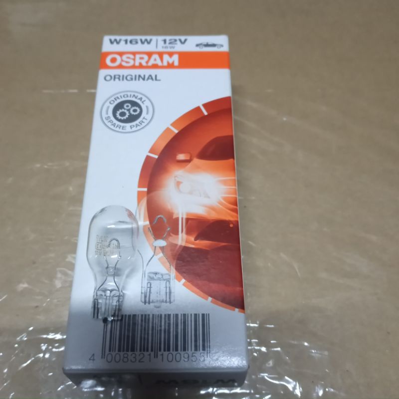 หลอดไฟปลั๊กอิน T15 12V16W ดั้งเดิม W16W