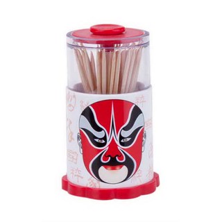 ขวดใส่ไม้จิ้มฟันงิ้วจีน Chinese Opera Toothpick