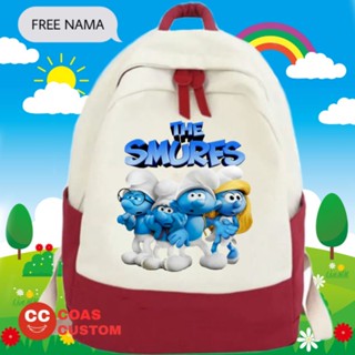 The SMURFS TAS RANSEL สําหรับเด็กประถม