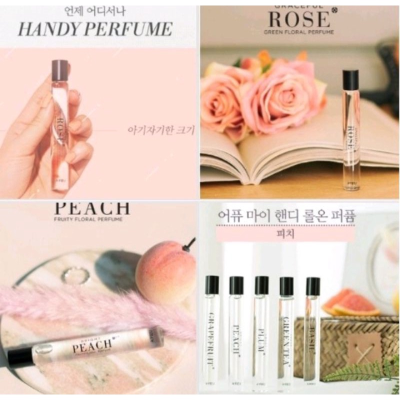 A'pieu My Handy Roll-On Perfume (+ 5 scents)