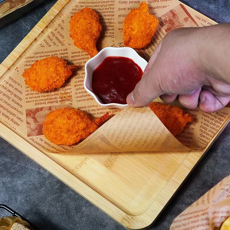 กระดาษรองอบขนม 100แผ่น/ชุด รองอาหาร เบเกอรี่ และห่ออาหาร food grade bakingpaper S.H.PLUS - รูปที่ 6