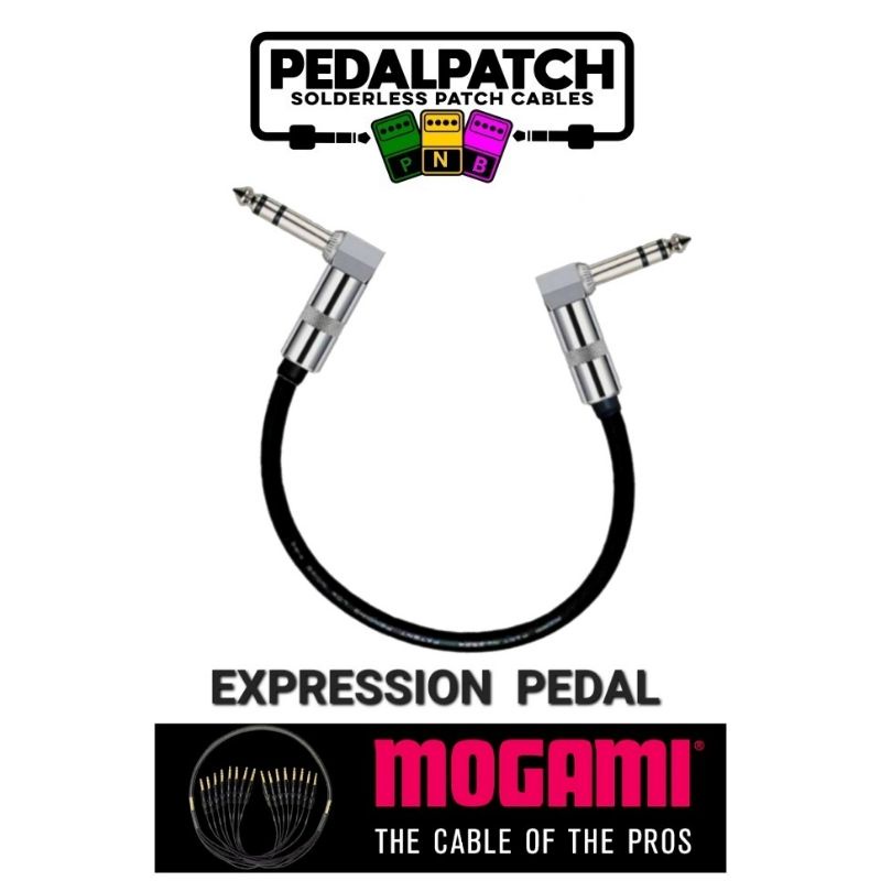 PNB PATCH CABLE  สายสัญญาณเสียง TRS RIGHT ANGLE ( EXPRESSION CABLE ) ใช้สาย MOGAMI 2582  เลือกความยา