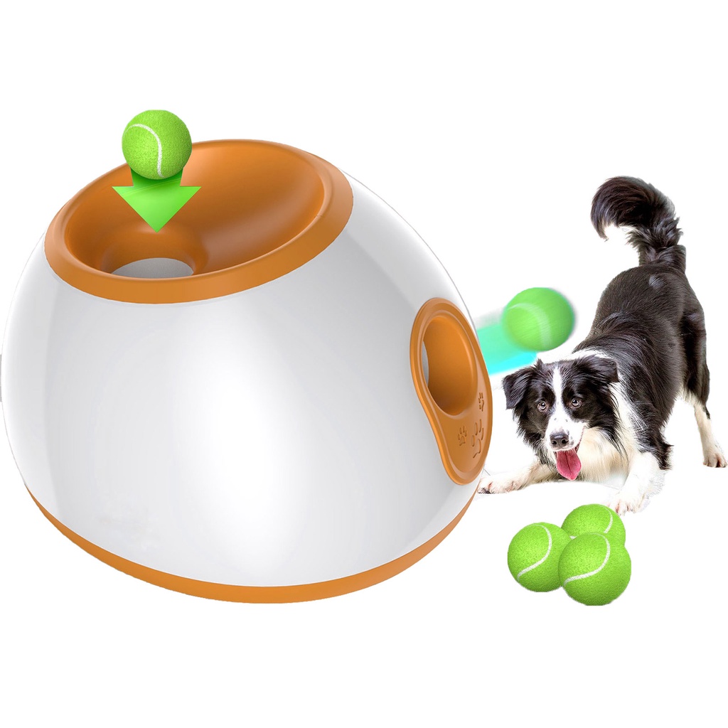 การจัดส่งที่รวดเร็วDog Ball Launcher Interactive Puppy Pet Fetch Toy Durable Dog Fetch Throw Indoor 