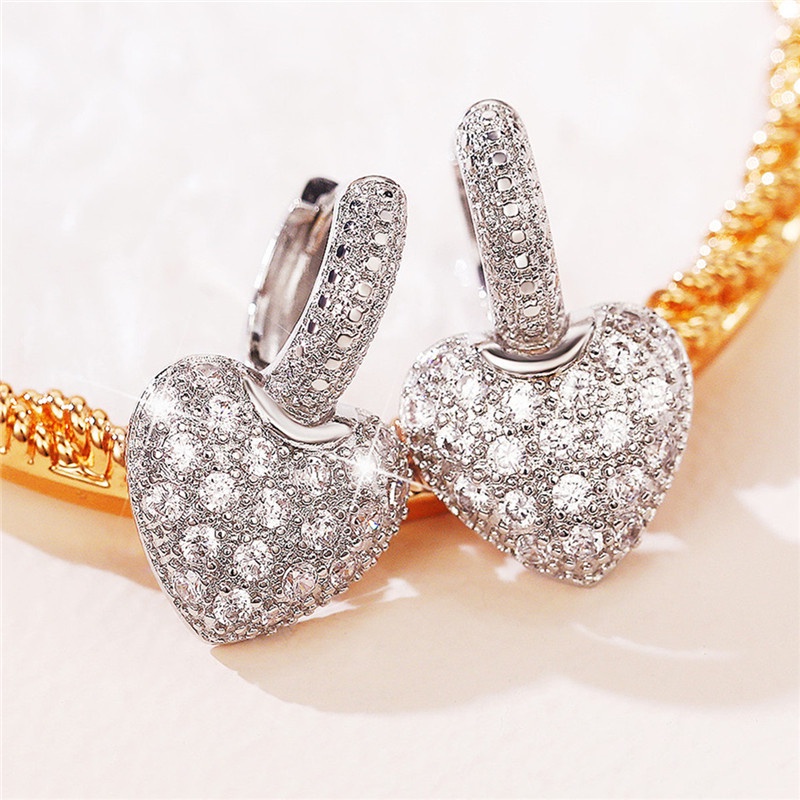 925 เงินสเตอร์ลิง 2022 แนวโน้มผู้หญิง Dangle ต่างหูอารมณ์ Elegant หญิงอุปกรณ์เสริมเงา CZ งานแต่งงานเครื่องประดับงบ